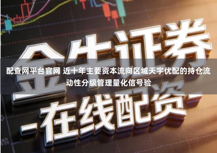 配查网平台官网 近十年主要资本流向区域天宇优配的持仓流动性分级管理量化信号验